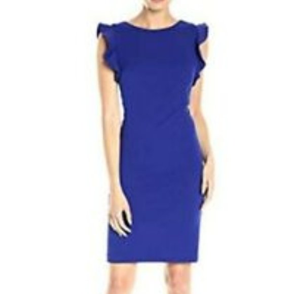 NWT WOMEN CALVIN KLEIN DRESS COLOR FUCHSIA US SIZE 2 - Picture 7 of 8